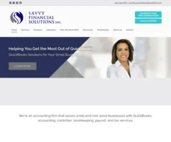 Savvyfinancialsolutions.com(Savvy Financial Solutions) Screenshot