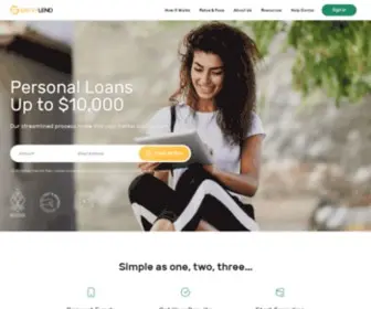 Savvylend.com(Personal Loans Up to $10) Screenshot