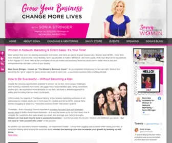 Savvynetworkmarketingwomen.com(Savvy Network Marketing Women) Screenshot