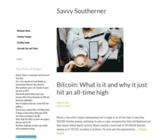 Savvysoutherner.com(Savvy Southerner) Screenshot