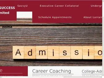 Savvysuccessunlimited.com(Executive Career Coaching and College) Screenshot