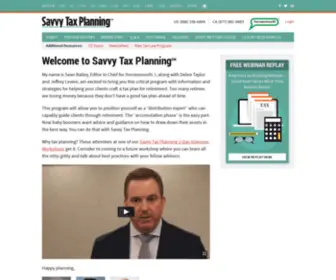 Savvytaxplanning.com(Savvy Tax Planning) Screenshot