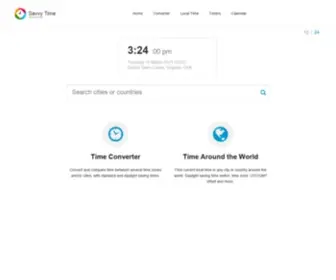 Savvytime.com(World Clock and Time Convertor) Screenshot