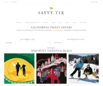 Savvytix.com(Savvy Tix) Screenshot