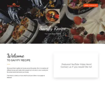 Savyrecipe.com(Savyfy Recipe) Screenshot