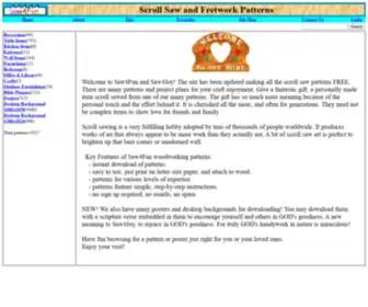 Saw4Fun.com(Scroll Saw and Fretwork Patterns) Screenshot