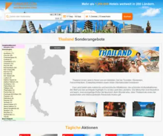 Sawadee.de(Thailand hotel booking at discount rates) Screenshot