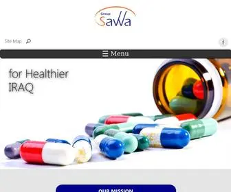 Sawapharma.com(Sawa Group) Screenshot