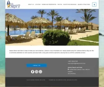 Sawaryresort.com(Sawary Resort and Hotel) Screenshot