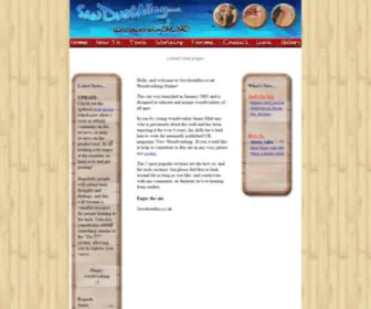 Sawdustalley.co.uk(Woodworking Online) Screenshot