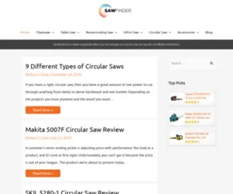 Sawfinder.com(Saw Finder) Screenshot