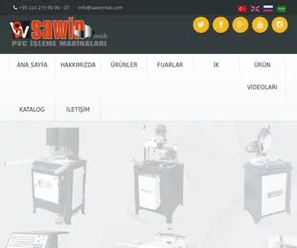 Sawinmak.com(PVC Doğrama Makinaları) Screenshot