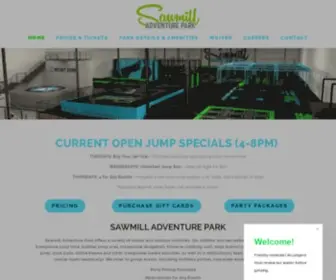 Sawmilladventurepark.com(Sawmill Adventure Park) Screenshot