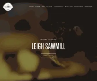 Sawmillcafe.co.nz(Our fully) Screenshot