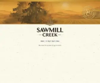 Sawmillcreekwines.com(Sawmill Creek Wines) Screenshot