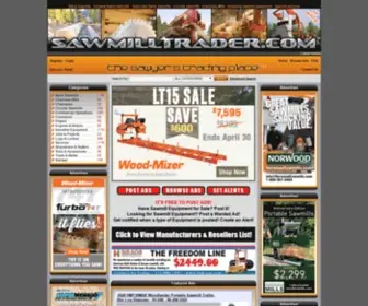 Sawmilltrader.com(The Sawyer's Trading Place) Screenshot
