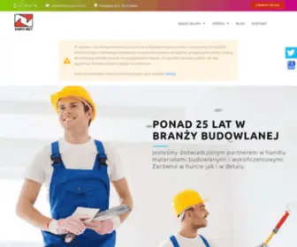 Sawomet.pl(Materiały budowlane i wykończeniowe Sawo) Screenshot