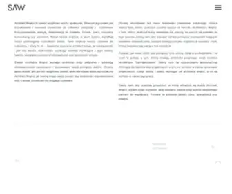 Saw.org.pl(Stowarzyszenie Architektów Wnętrz) Screenshot
