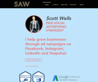 Sawpaidsocial.com(SAW Consulting) Screenshot