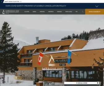 Sawridgejasper.com(Sawridge Inn Jasper Official Page) Screenshot