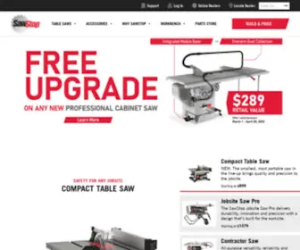 Sawstop.com Screenshot