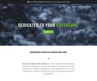 Sawtoothguides.com(Sawtooth Mountain Guides) Screenshot
