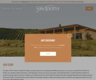 Sawtoothwinery.com(Sawtooth) Screenshot