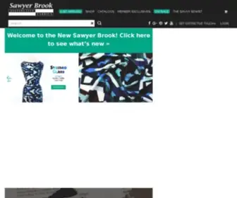 Sawyerbrook.com(Fashion Fabrics & Sewing Consultation) Screenshot