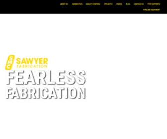 Sawyerfab.com(Custom Fabrication) Screenshot