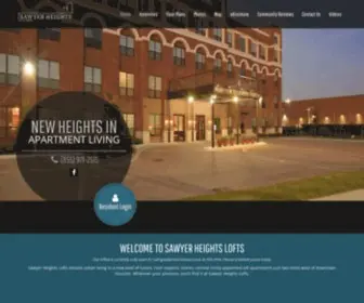 Sawyerheightslofts.com(Sawyer Heights Lofts) Screenshot