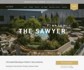 Sawyerhotel.com(Downtown Sacramento Hotel) Screenshot