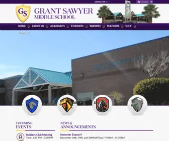 Sawyerms.org(Grant Sawyer Middle School) Screenshot