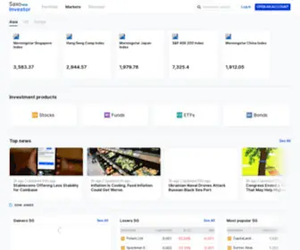 Saxoinvestor.com.sg(SaxoInvestor) Screenshot