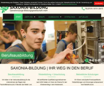 Saxoniabildung.de(Halsbrücke) Screenshot