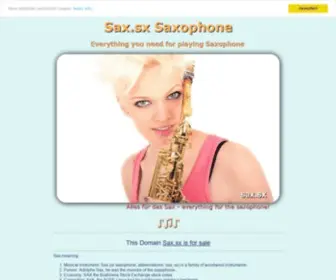Sax.sx(♪♫ Domain for Saxopone ♪♫ Everything you need for playing Saxophone) Screenshot