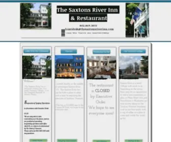 Saxtonsriverinn.com(Saxtons River Inn) Screenshot