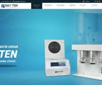 Say-Tek.com.tr(Gluten Yıkama Cihazı) Screenshot