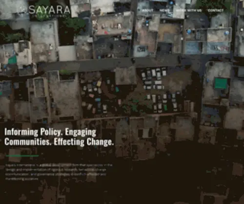 Sayarainternational.com(Sayara) Screenshot