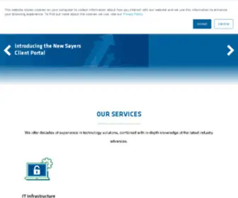 Sayers.com(IT Consulting Services) Screenshot