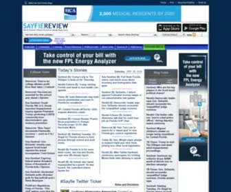 Sayfiereview.com(Florida political news/newspapers/blog) Screenshot