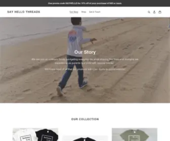 Sayhellothreads.com(Say Hello Threads) Screenshot