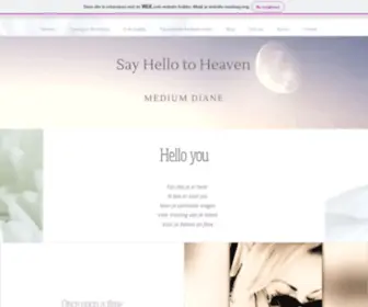 Sayhellotoheaven.com(Medium Diane) Screenshot