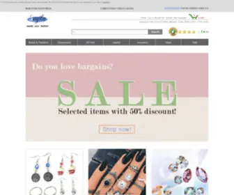 Sayila.co.uk(Beads and jewelry) Screenshot