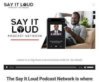 Sayitloudnetwork.com(Where Black and Brown Voices Truly Matter) Screenshot