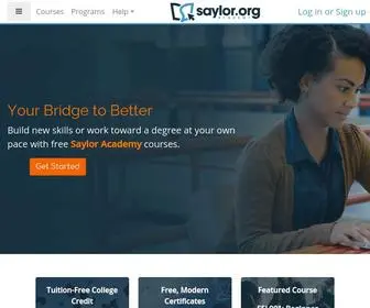 Saylor.org(Saylor Academy) Screenshot