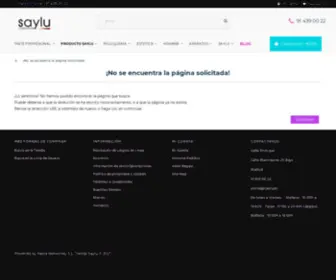 Saylu.es(Saylu es una empresa especializada en la venta de productos de peluquería para profesionales y artículos de cosmética) Screenshot