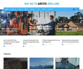 SaynotoarctiCDrilling.org(Blog on Business) Screenshot