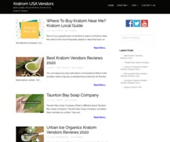 Saynotodisease.com(Kratom USA Vendors) Screenshot