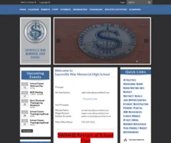 Sayrevillehigh.net(The home page of Sayreville High School) Screenshot