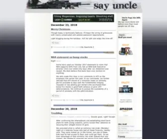 Saysuncle.com(SayUncle) Screenshot